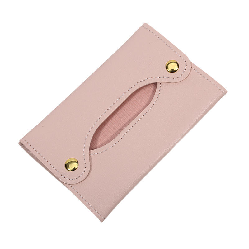 Simple Portable Pocket Tissue Paper Towel Cover PU Convenient To Store Universal Tissues Box Simple Modern Small Tissue Holder
