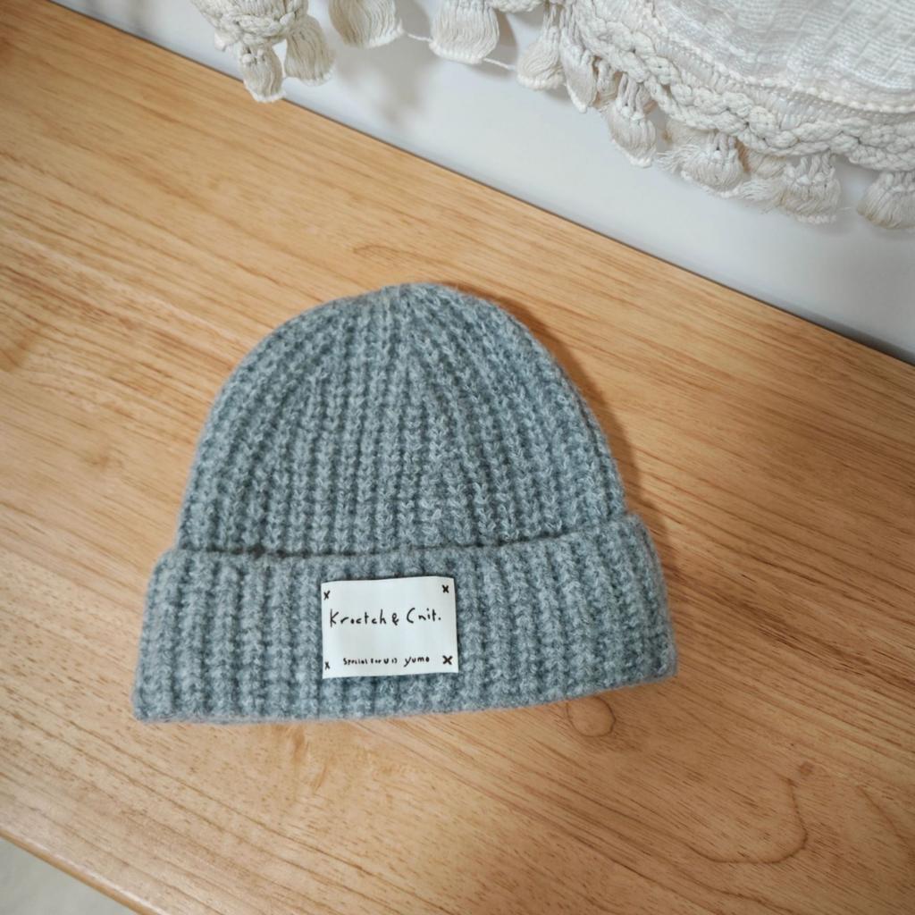 Versatile Face-showing Small Woolen Hat Korean Style Autumn and Winter Soft Girl Fashion Hat Boys and Girls Thickened Windproof Warm Knitted Hat