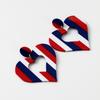 1 Pair Independence Day Earrings American Fourth of July  Clay Stud Patriotic Fashion Earrings Jewelry for Girls