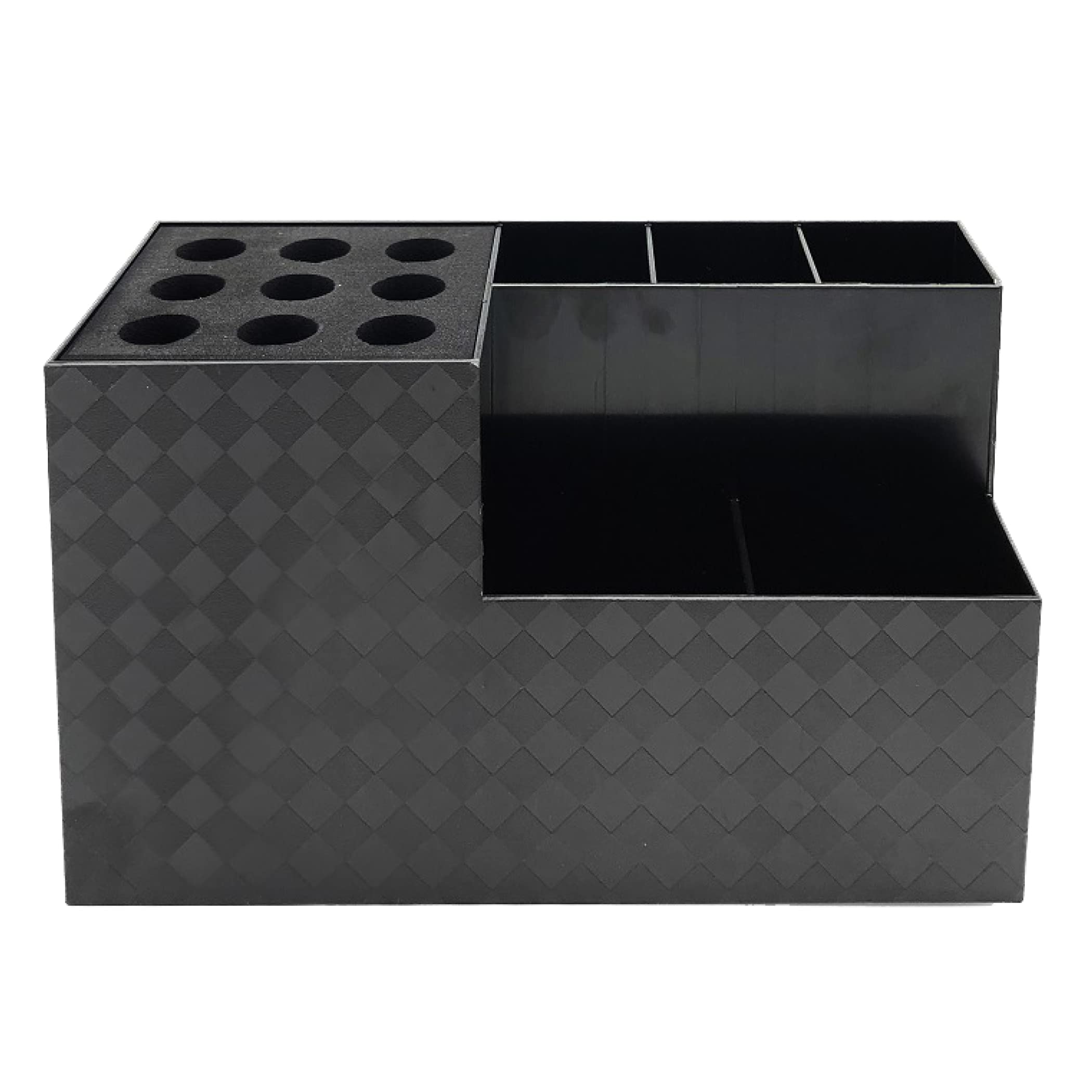 

Felimoa Салон красоты Коробка для хранения инструментов для волос и макияжа Парикмахер Парикмахерские ножницы Подставка для кистей чёрный