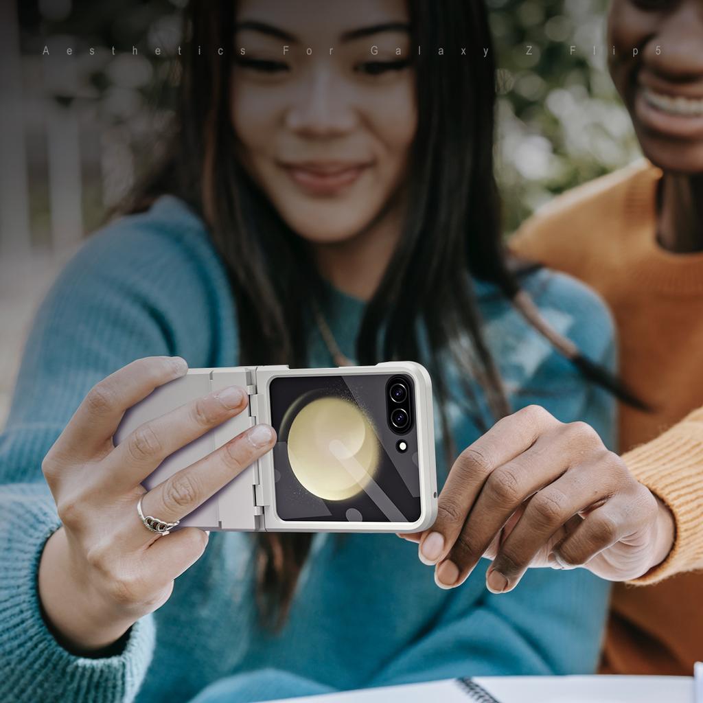 For Galaxy Z Flip5 Flip 5 Shockproof Hinge Glass Film Case for Samsung Galaxy Z Flip5 Zflip5 5G Non-Slip Protective Cover Capa