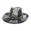 Cowboy Hat Sunscreen Top Hat, High-End Tibetan Style Celebrity Accessories Jazz Hat