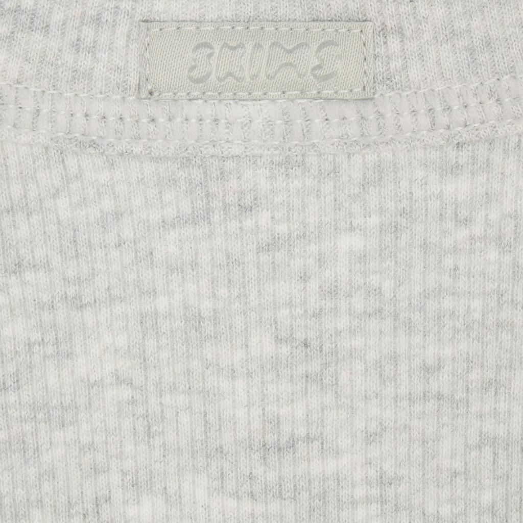 SKIMS Ribbed Crew Neck Solid Slim Fit Sleeveless Tank Top Women Tops Light-Heather-Grey SL-TNK-6094W-LHG