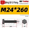 12.9 Grade High-Strength Blackened Hex Bolt M22-M48