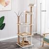 Aomengming Japanese Style Compact Cat Tree & Bed