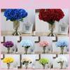 Lifelike 5 Heads Artificial Hydrangea Bouquet Perfect For Home And Wedding Decorations