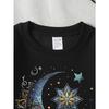 Moon Star Mandala Cosmic Pattern Night Sky 2026 New Girls' Long-sleeve Casual Crewneck Sweatshirt
