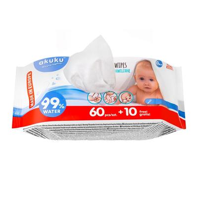 Akuku A0031 Disposable Water-Wet Wipes 70 Pcs