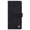 For Samsung Galaxy A26 5G Leather Case Imprinted Checkered Pattern Wallet Stand Flip Phone Cover