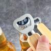 Beer Bottle Opener Bartender Kitchen  Wooden Bottle Opener Stainless Steel Wood Handheld Beer Opener KPQ007