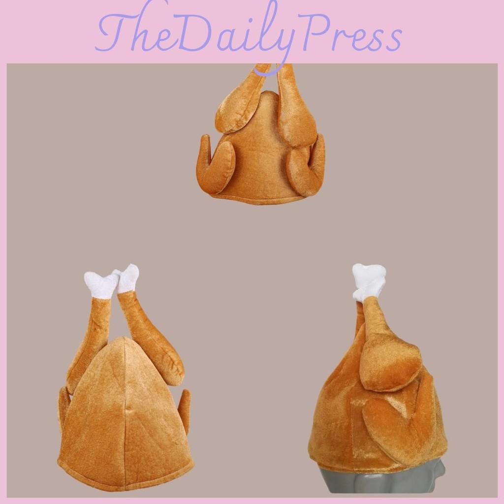 Drumstick Thanksgiving Hat Turkey Hat Amusing Celebratory Entertainment Sponge