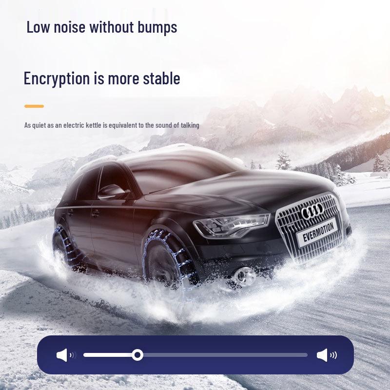 Uniwersalne łańcuchy antypoślizgowe do samochodów osobowych i SUV-ów - Łamiące lód, zapewniające trakcję na śniegu