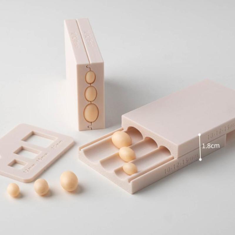 3D Egg Shaped Clay Mold Round Ball Forming Roller Polymer Clay Molding Handmade Craft Supplies Diy Jewelry Earrings Rapid Tool