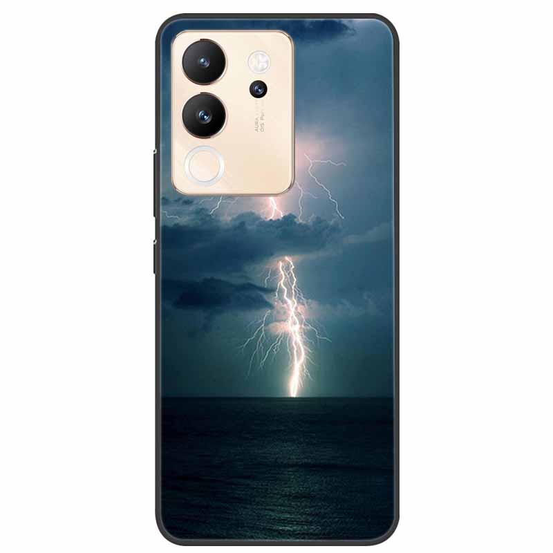 For Vivo V30 Lite Case 6.67'' Silicone Painted Soft TPU Protective Cover for Vivo V 30 Lite 5G Phone Cases V30Lite V2314 Cartoon