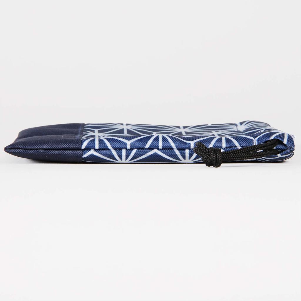 Astro Mini Drawstring Navy Blue with Hemp Leaf Perfect for and Portable Storage Bag, Pattern, Jewelry, Accessories, Storage, (Product Code 880-13)