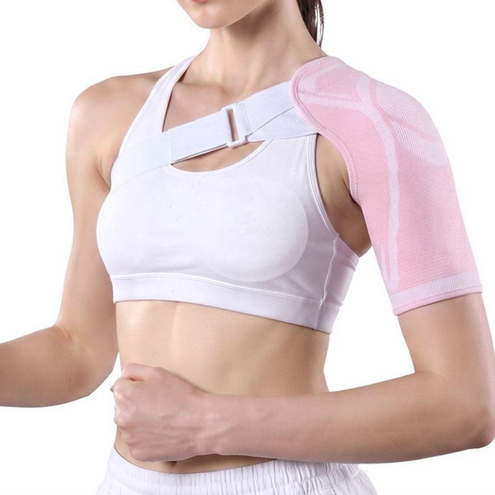 Supporto a Compressione per Spalla Traspirante Assorbi Sudore Sportivo Protezione Spalla Recupero Infortuni