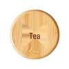 Personalized Bamboo Coaster for Tea Ceremony - Round, Heat-Resistant, Logo Engraved, Creative Water Cup Mat for Office and Gongfu Tea Tables