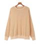 Azura Exchange Oversized Khaki Drop Shoulder Sweatshirt