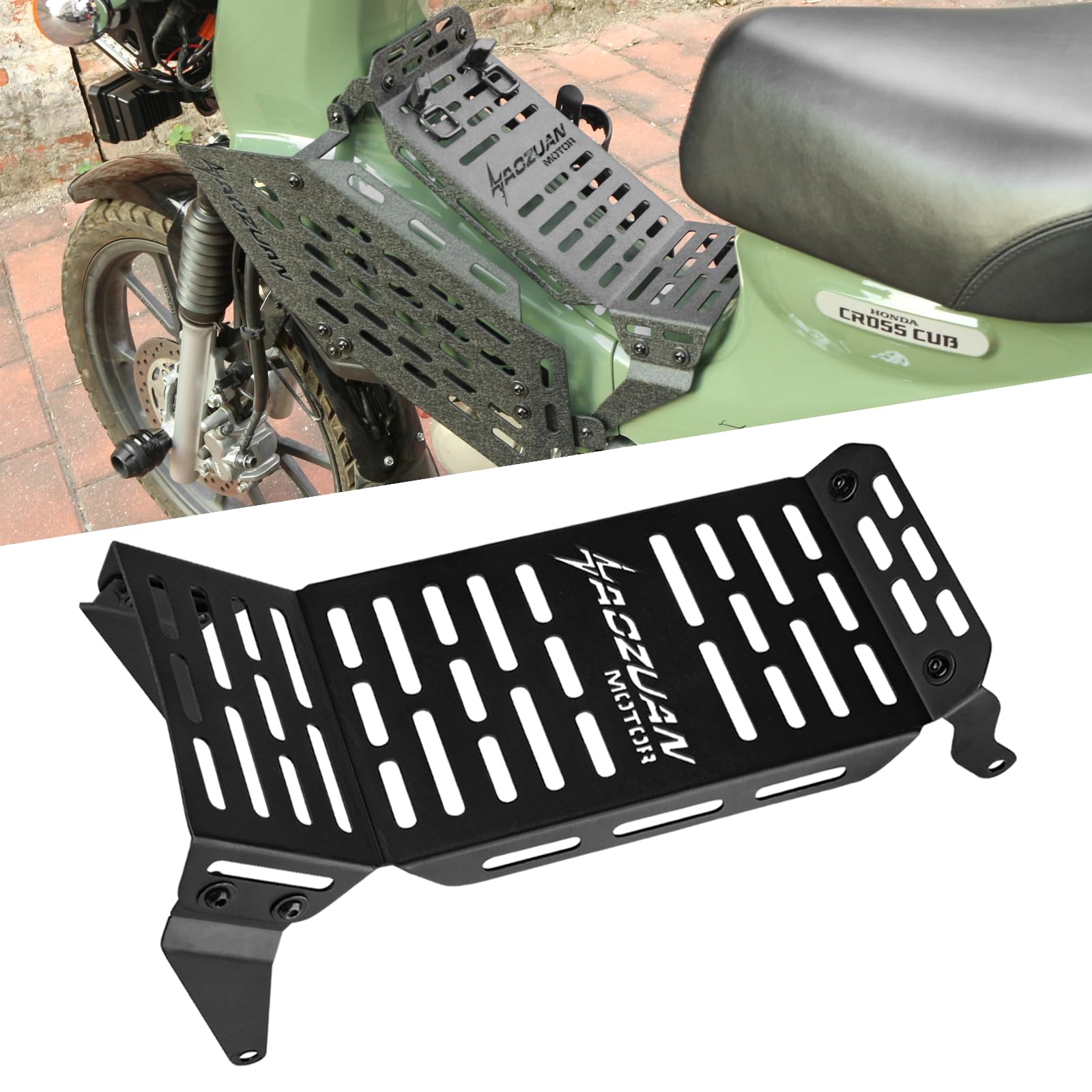 

Vancroser Cross Cub CC110 Center Modified Porous Metal Black Custom Parts for Cross Cub 110 JA60 Carrier, Rack, (Center Carrier) чёрный