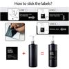 500 ml Lotionflasche mit Pumpseife und Spülmittelspender-Set, Küchen-Duschflaschen, nachfüllbar, mit Etiketten