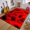 "Red Horror Hands Pattern Carpet" Patterned carpet, suitable as a non slip play mat for the living room and bedroom sofa