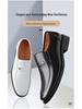 Men's Breathable Genuine Leather Hollow Sandals - Soft Sole, Non-Slip, Perfect for Summer and Business Wear