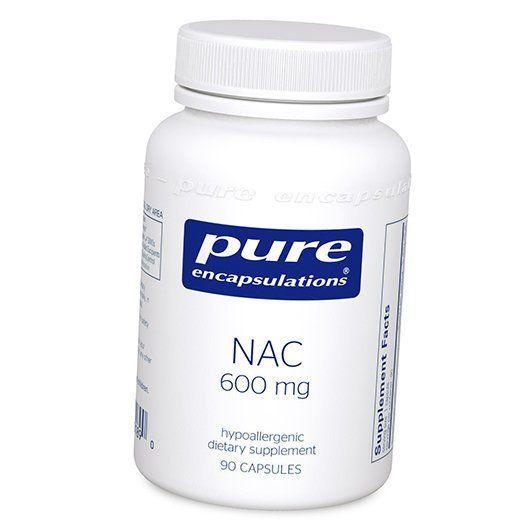 

Ацетилцистеїн, NAC 600, Pure Encapsulations 90капс (70361011) 90caps