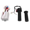 36V 500W Brushed Controller and Long Line 3 Speed Throttle Twist Grip Set for Electric Bicycles