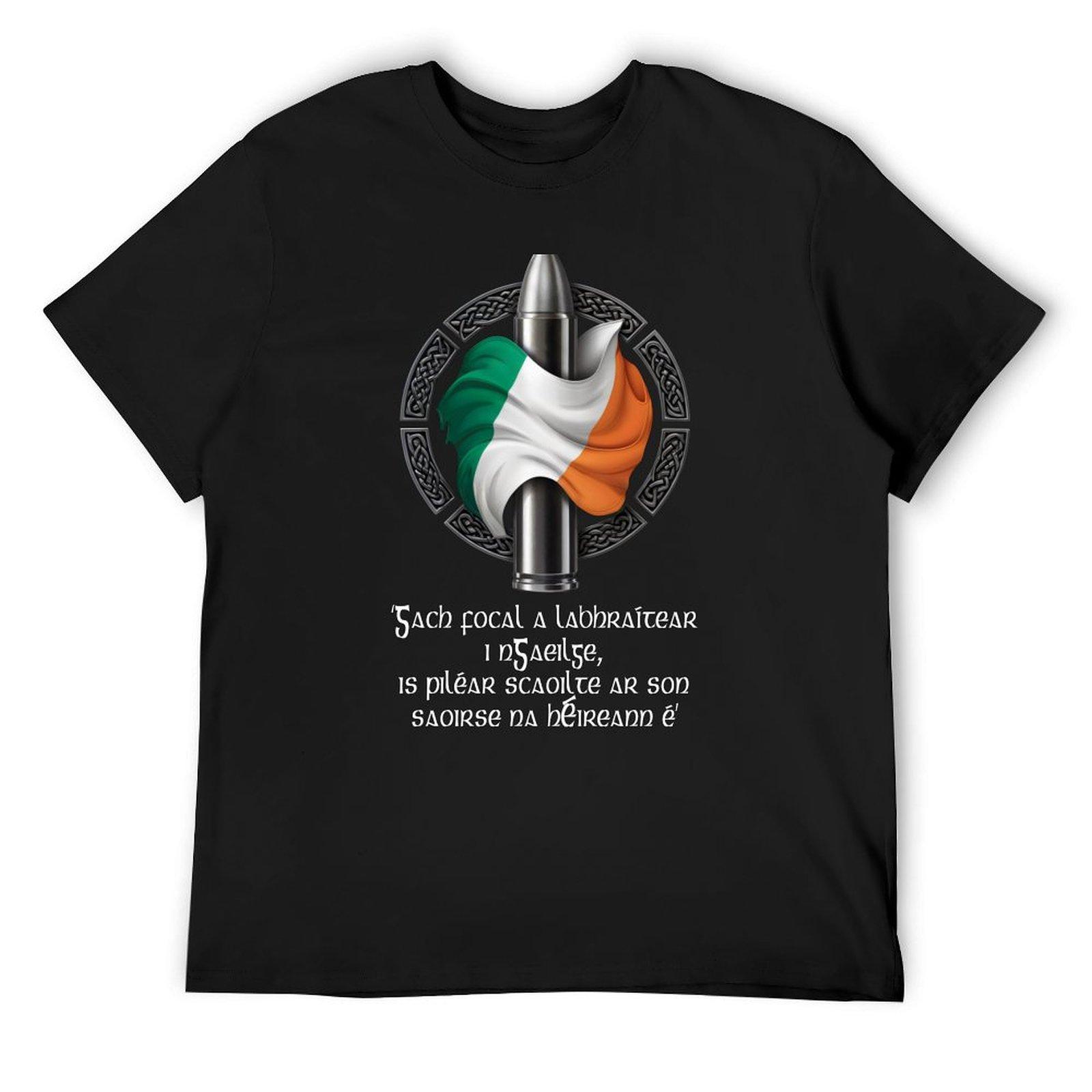 

Kneecap Every Word of Irish Spoken Gaeilge T-Shirt Shirts Graphic Shirts Graphic Tee Funny T-shirts Blacks Shirts Men 4XL