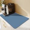 Home Kitchen Soft Diatomite Absorbent Pad Quick-Drying Draining Mat Desktop Dish Drying Mat Coffee Machines Table Dish Cup Mat