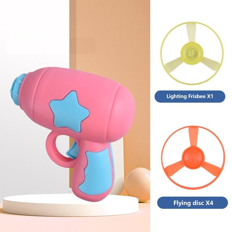 Interactive Launch Pet Training Toy for Kitten Funny Cat Toy Mini Flying Disc Shooting Gun Chasing Games Cat Toys Pet Supplies