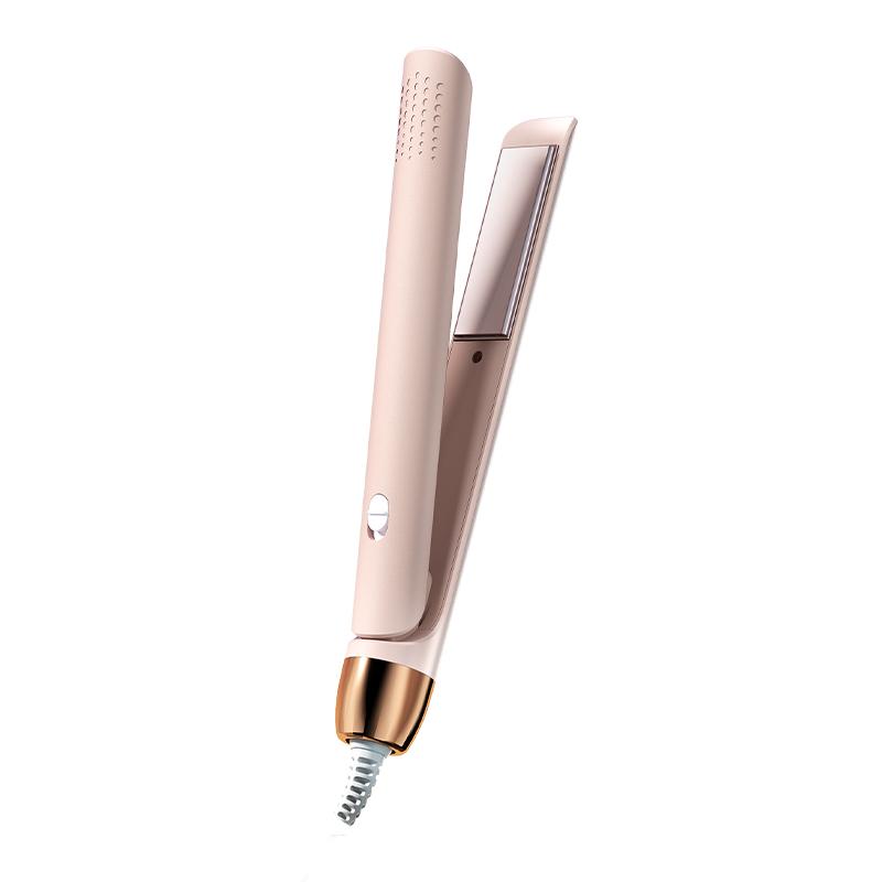 

Professional Titanium Hair Straightener Flat Iron - Digital LCD Display, Mini hair straightener Instant Heating 30s, Hair Curler UK розовый