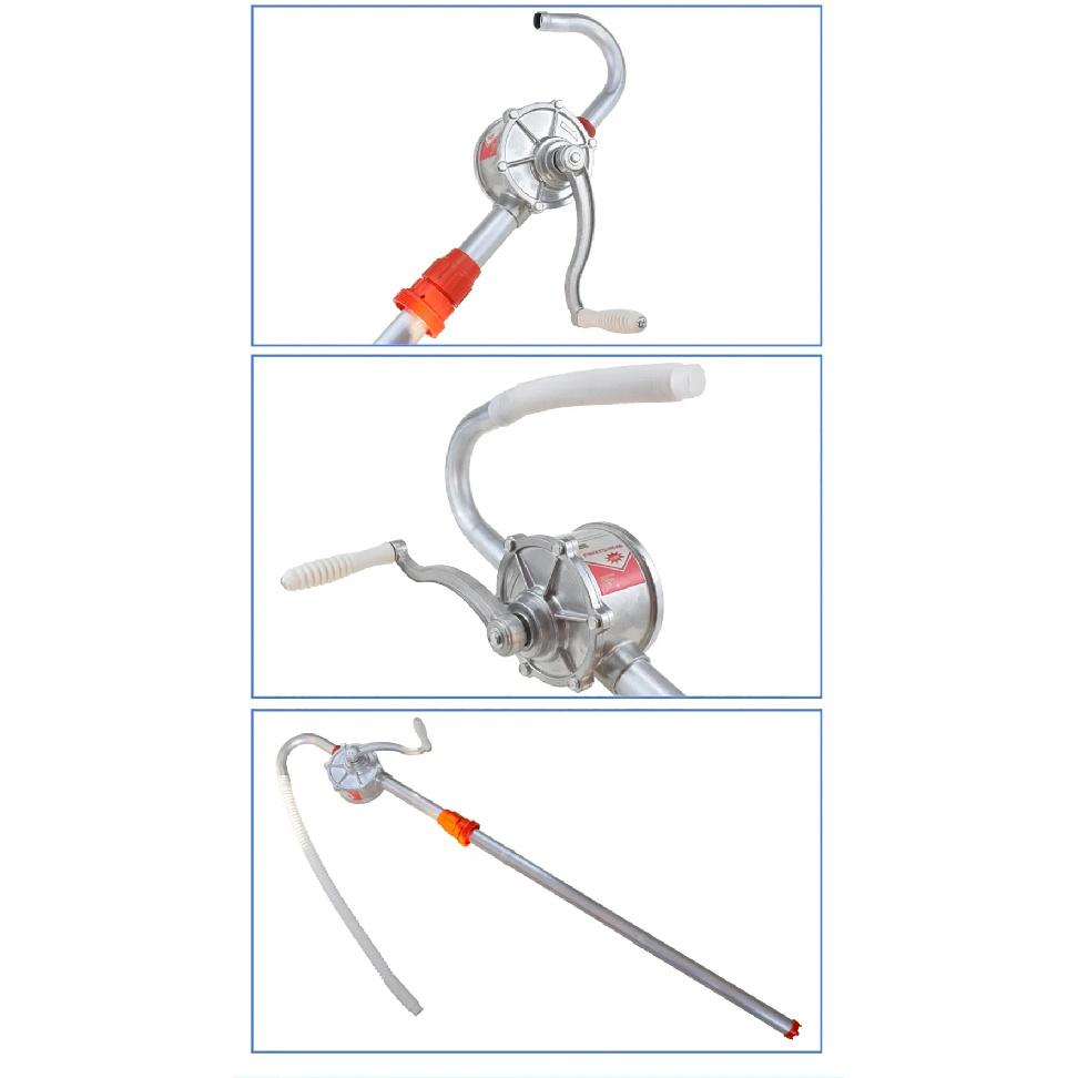 Manual Fuel Diesel Pump Hand-operated Petroleum Pump for 200L Oil Drum Car Truck Heavy Light Oil Extraction Transfer Tool