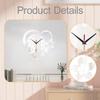 Acrylic Wall Clock, Silent, for Hanging In The Office Or Living Room, Ideal Housewarming Gift