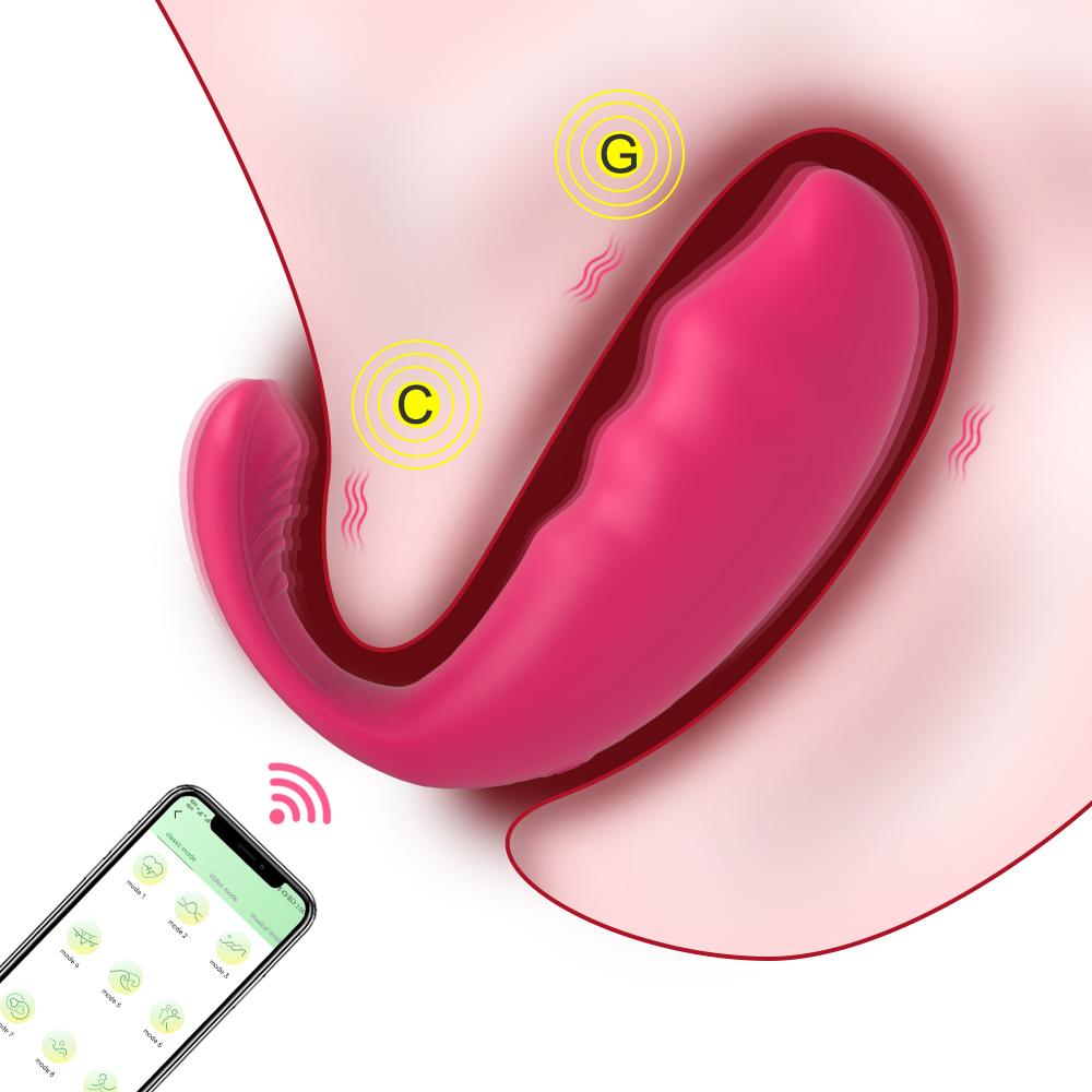 Sex Toys Female Vibrator Egg APP Remote Control G Spot Stimulator Dildo Vibrating Vagina Balls Adult Goods for Women Panties