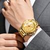 Men Multifunctional Sports Timing 46mm Clock Silver Stainless Steel Strap Fashion Luminous Dial Waterproof Quartz Watch for Men