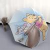 Winnie and Friends Themed Travel Umbrella-8 Ribs Automatic Opening and Closing, Portable Folding Design, Compact and Stylish Umbrella