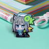 Azure Game Logo Abydos Wolf-Eared Girl Uniform Pin Brooch