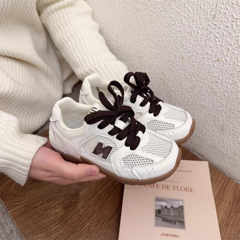 Children's sports net shoes 2025 spring and summer new German training shoes mesh girls breathable versatile casual shoes boys shoes