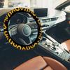 Universal Sunflower Steering Wheel Cover,Anti Slip and Sweat Fabric Car Sunflower Accessories