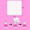 200Pcs Lint-Free Paper Cotton Wipes Eyelash Extension Glue Remover Pads Lashes Grafting Cleaning Glue Mouth Wipe Makeup Tool