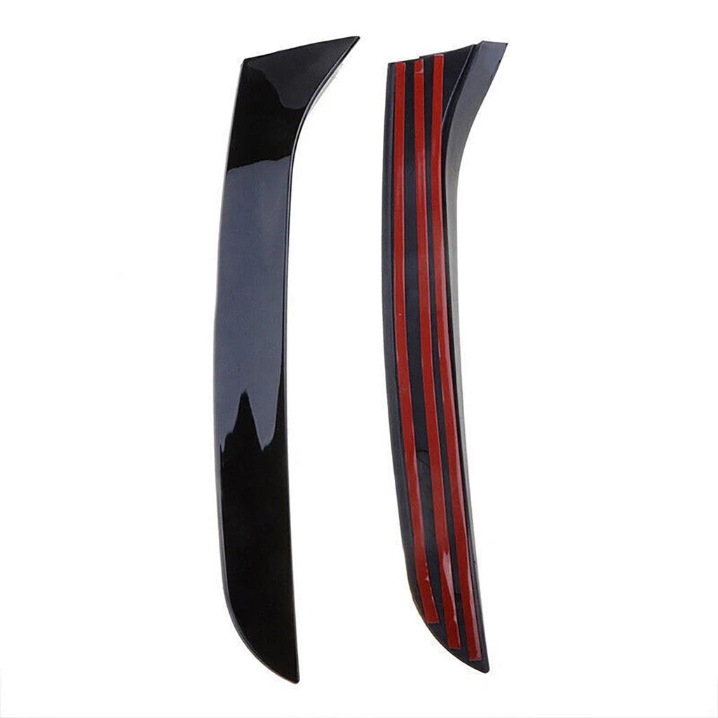 Gloss Black Pair Rear Window Side Wing Spoiler For VW Passat B7 Wagon 11-15