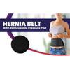 Umbilical Hernia Belt for Men and Women - Abdominal Support Binder with Compression Pad - Supports Waist and Tummy After Surgery