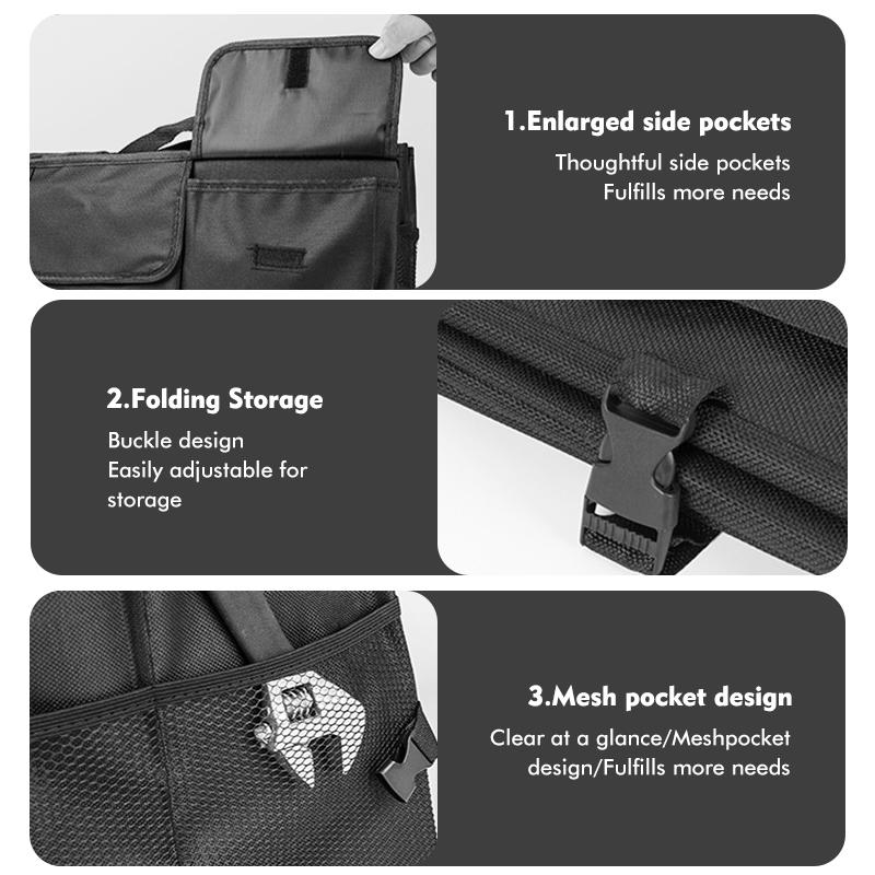 Large Capacity Collapsible Car Storage Box Cargo Case Accessories For BMW G30 G20 M3 M5 E91 E92 E93 E36 E70 X3 X4 X5 X1 E39 F30