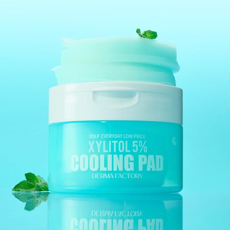 DERMA FACTORY EDLP Xylitol 5% Cooling Pad 210ml 70EA