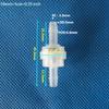 5/6/7/8mm/5-M10 Plastic One Way Inline Check Val Ve Gas Air Liquid Water Petrol