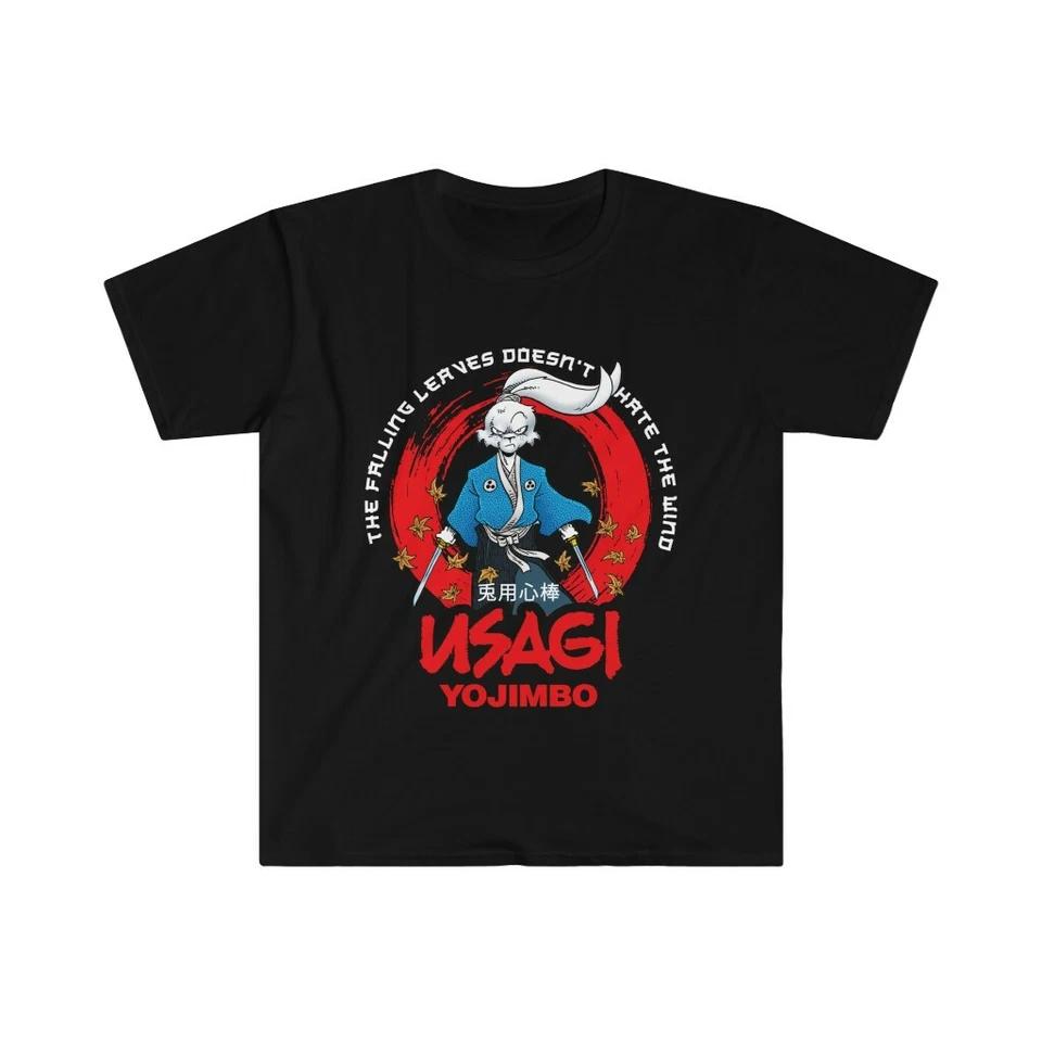 Usagi Yojimbo Falling Leaves Front & Back T-Shirt S