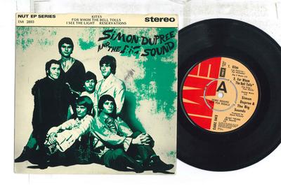 7 collu plate SIMON DUPREE & THE BIG SOUND - Kites / For Whom The Bell Tolls EMI2893PROMO EMI 1978 UK Rock Lietots