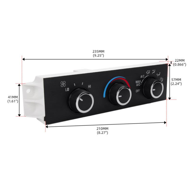 Chevrolet-Compatible Air Conditioning Temperature Control Panel 599-217 (Part #15073274)