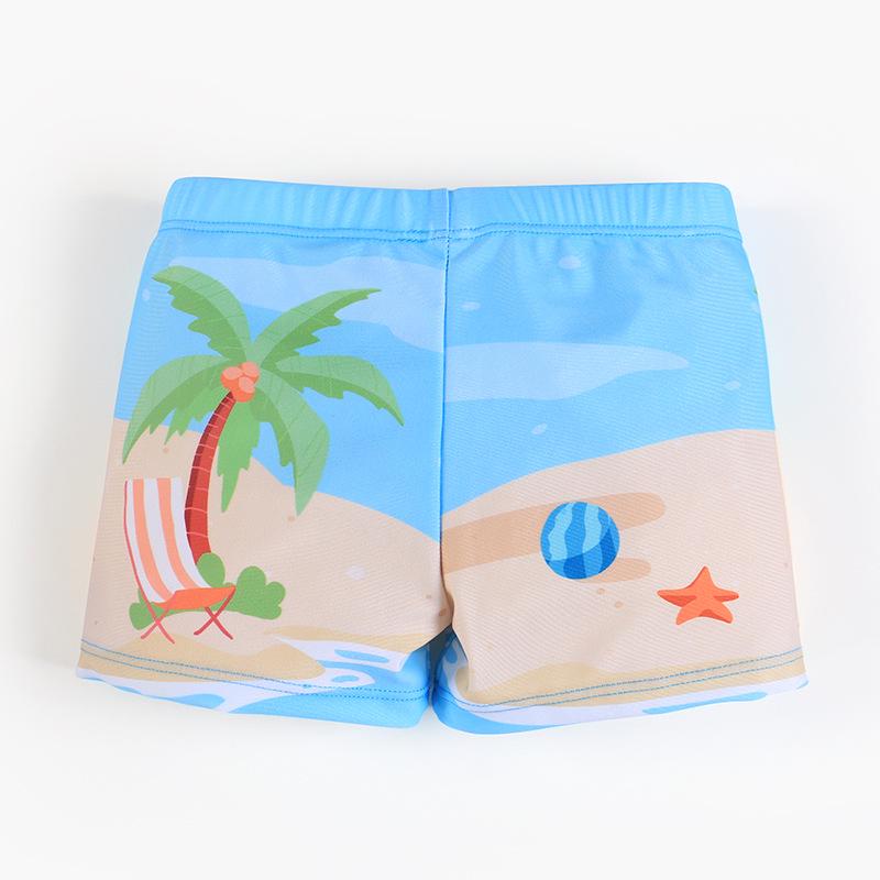 

Детские милые плавки для мальчиков с принтом - Плавки с плоской штаниной для пляжа и бассейна S: 6 (Recommended 24-28 lbs)